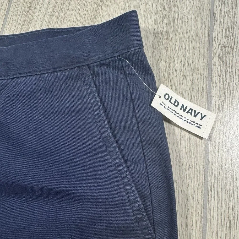 Old Navy Lived In Chino Pants Men’s 32x36 Tall Navy Casual Straight Leg New
